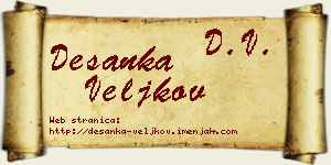 Desanka Veljkov vizit kartica